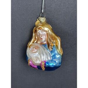 Dept. 56 Nativity Christmas Glass Ornament Replacement Mary & Jesus